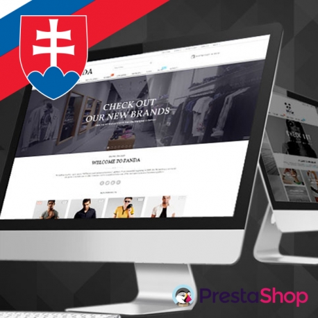 Slovenčina pro PrestaShop šablonu Panda