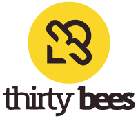 Logo: thirty bees